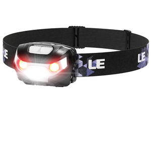 Lampe frontale à <span class=keywords><strong>LED</strong></span> en gros avec <span class=keywords><strong>bandeau</strong></span> réglable à 4 modes pour le camping, la course à pied, la pêche, lampe frontale à lumière rouge blanche et verte - Product Image 1