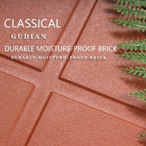 Brique rouge 300300, brique absorbante antidérapante, toit, terrasses, brique grise résistante à l'humidité - Product Image 2