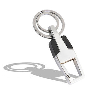 <span class=keywords><strong>Porte</strong></span>-clés en cuir de <span class=keywords><strong>luxe</strong></span> pour hommes styliste avec logo personnalisé <span class=keywords><strong>Porte</strong></span>-clés en fer inoxydable de <span class=keywords><strong>marque</strong></span> pour hommes pour la promotion - Product Image 1