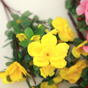 Azalées artificielles 40 cm, fleurs en soie plastique, haute simulation, décorations de mariage, accessoires de photographie en extérieur, décoration intérieure - Product Image 1