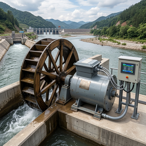เครื่องกำเนิดไฟฟ้าแม่เหล็ก CE 5KW แบบไร้แปรงถ่าน สำหรับพลังงานน้ำและลม 5kw พลังงานอิสระจากน้ำ - Product Image 2