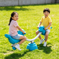 Balançoire à Bascule pour Enfants, Aire de Jeux Extérieure, Balançoire à Bascule en Acier Galvanisé, Équipement de Divertissement Sûr pour Enfants, pour Parc, École Maternelle