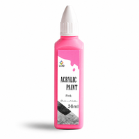 Ensemble de peinture acrylique 36 ml, peinture acrylique imperméable pour peinture murale DIY, graffiti pour enfants