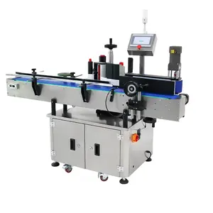 Gosunm Round Bottle Label Shrink Sleeve Label Machine Semi Automatic Garrafa Redonda Vinho Acrílico Round Label Holes