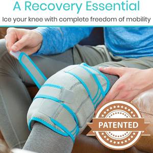 Genou Glace Pack Wrap Froid Chaud Gel Compression Brace Chaleur Soutien Sangle pour Arthrite Tendinite ACL Athlétique Blessure Arthrose - Product Image 3