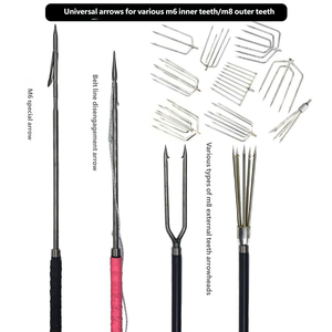 Vente en gros de lance de pêche à main en alliage d'aluminium de 2,1 m avec bande de caoutchouc antidérapante, 3 sections, tête à fourches, outil de pêche, lance de chasse - Product Image 3