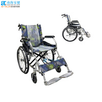 AJ-103_20 Fauteuil roulant médical portable pour personnes âgées et handicapées, dispositif médical de soins aux personnes âgées, idéal pour les voyages et la sécurité