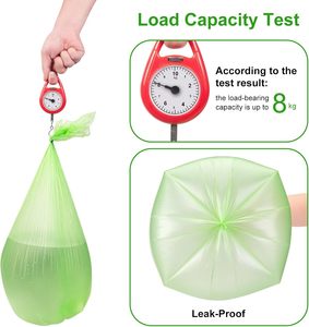 ถุงขยะย่อยสลายได้เป็นมิตรกับสิ่งแวดล้อม ได้รับการรับรองมาตรฐานการย่อยสลาย หนา กันน้ำ กันรั่ว ปรับแต่งได้ หลายสี - Product Image 4
