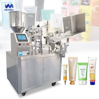 Machine de remplissage et de scellage pour sachets souples de dentifrice, sachets de jus, tubes cosmétiques en plastique de 30 ml et autres contenants souples
