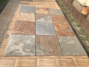 R11 600x600mm Carreau de porcelaine extérieur antidérapant 20mm Mat Full Body Indian Heavy Duty Design moderne pour salle de bain piscine - Product Image 6