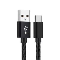 Câble de données en nylon, 5A/6A, compatible avec les câbles de charge rapide USB pour Apple et Android, personnalisable, vente en gros pour l'exportation