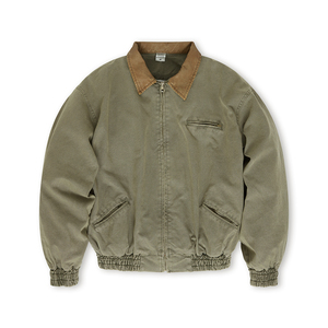 Custom Blank Acid Washed <strong>Old</strong> Lapel <strong>Jacket</strong> Fall/winter Loose Casual <strong>Men's</strong> <strong>Jacket</strong> American Vintage <strong>Men's</strong> Heavy Canvas <strong>Jacket</strong> - Product Image 2