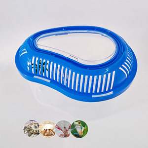 32 Goudvissen Transparant Schildpad <span class=keywords><strong>Aquarium</strong></span> Plastic <span class=keywords><strong>Aquarium</strong></span> Super Wit Groot Draagbaar <span class=keywords><strong>Aquarium</strong></span> Met Deksel Reptielendoos Voor Huisdieren - Product Image 2