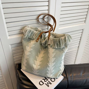 Bolso de hombro de poliéster de lujo, bolso informal reutilizable a la moda para mujer, portátil para viajes y compras, nuevo diseño - Product Image 5