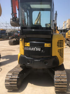 Mini-excavatrice Komatsu PC35 d'occasion, poids opérationnel de 3,5 tonnes, prix compétitif avec moteur et pompe – Vente chaude - Product Image 5