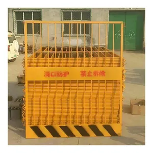 Construction Site Foundation Pit Guardrail Net Protective Net Building Safety Fence Floor Temporary Enclosure