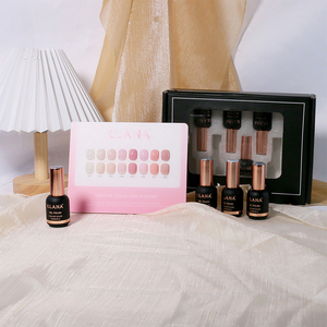 Kit de vernis gel translucide nude 15ml, gel UV nude effet gelée, couleurs roses, fournitures de vernis à ongles gel OEM - Product Image 2