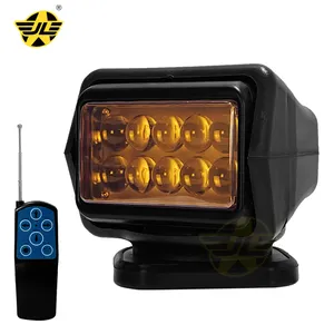 50W 8000LM Remote Control LED Searchlight Offroad Driving Lights Outdoor Fog Lamp for Truck Marine Boat Speed Ship Yacht OEM