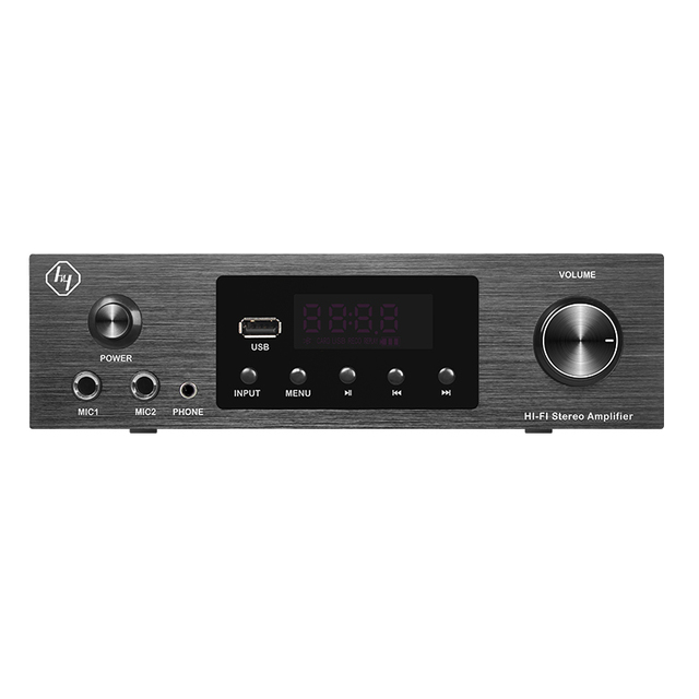 Portable Mini 2.0 Professional BT DSP Control Power Class D Amplifier AV-280HD