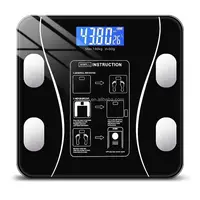 Dropship 1pc Transparent Bathroom Scales LCD Electronic Bascula Pesa Digital  Smart Scale Bear 180 KG Body Weight Balance Scales Floor Scales to Sell  Online at a Lower Price