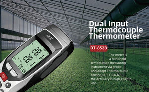 Termômetro Digital Profissional CEM Termopar DT-852B Tipo K/J Uso Industrial 0,15% de Precisão Suporte OEM & ODM - Product Image 3