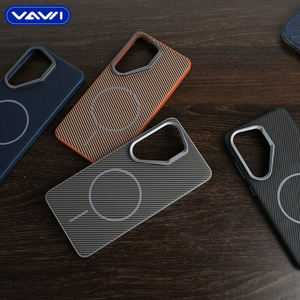 Étui en cuir à motif fibre de la série Dragon Armor VAWI L126 pour <span class=keywords><strong>Samsung</strong></span> S22 S23 S24 S25 S26 Ultra, étui magnétique pour iPhone Android - Product Image 6