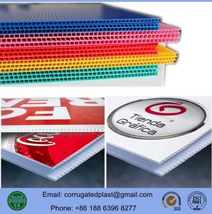 Reklam baskılı kurulu oluklu Coroplast plastik işaretler - Product Image 5