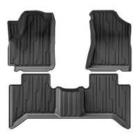 Tapis de sol en TPE sur mesure pour Dodge RAM1200 / Landtrek / Titano / Kaicheng F70 2022-2024, tapis de sol intérieurs pour camion toutes saisons