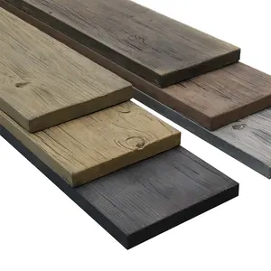 Deck composto WPC para exterior à prova d'água, piso de madeira, grão exterior 3D, deck composto wpc em relevo profundo