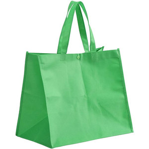 Promocional barato personalizada plegable laminado de tela no tejido bolso de compras - Product Image 2