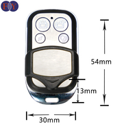 Télécommande universelle pour porte de garage 433 MHz, boîtier métallique étanche, télécommande de verrouillage