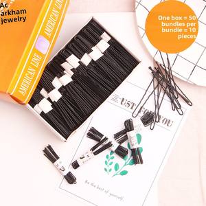 थोक कारखाने में यू-आकार के बालों के सामान, ब्राडल बन निर्माता और पार्टियों के लिए छोटे धातु के हेयरपिन - Product Image 3