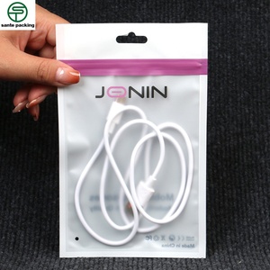 Customized Mini Size Gravure Printing Suit U Disk Data Line Charger Converter Earphone Recyclable Valve Zipper Top 3 Sides Seal - Product Image 3