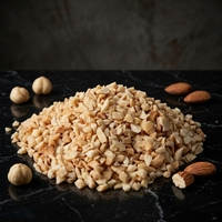 Cacahuètes concassées de qualité alimentaire, miettes de cacahuètes grillées pour la pâtisserie, desserts, crèmes glacées, matière première en vrac