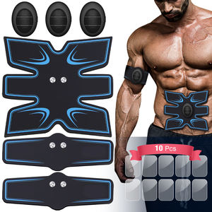 Estimulador Muscular Electrónico, estimulador de abdominales Tonificador Muscular, entrenador de máquina Ab masajeador muscular de engranaje recargable USB - Product Image 1