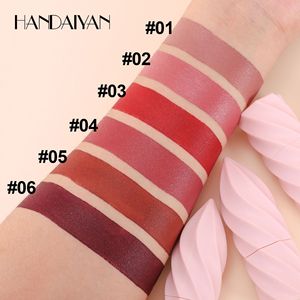 HANDAIYAN Rossetto Opaco Effetto Gelato in 6 Colori, Facile da Applicare, Impermeabile, Senza Sbavature - Product Image 4