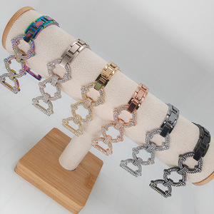 <span class=keywords><strong>O</strong></span>-Shape สายโลหะแวววาวสำหรับแอปเปิ้ลวอทช์45มม. 49มม. 41มม. 44มม. 42มม. - Product Image 4