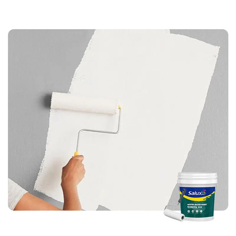 Copolymère acrylique coloré mur intérieur émulsion peinture liste de prix multi couleur perméabilité latex peinture blanche