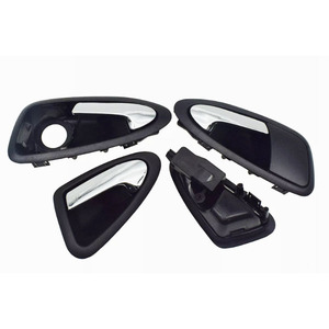 Manija de Puerta Interior Delantera Trasera Izquierda Derecha para Seat <span class=keywords><strong>Ibiza</strong></span> 2009-17 6J1837113A 6J1837114A Color Cromo o Color Plata - Product Image 3