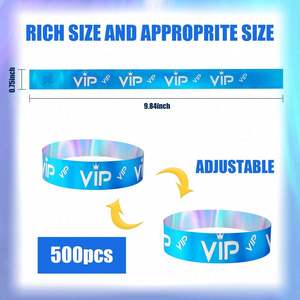 Pulsera Ecológica de Tyvek, Pulsera Desechable de Tyvek para Impresión Láser, Pulsera de Papel RFID Desechable - Product Image 2