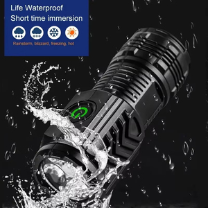 Wholesale Mini Tactical Handheld <b>Flashlight</b> Ultra Powerful <b>Rechargeable</b> LED Torch Metal Pen Clip Hand Lamp - Product Image 4