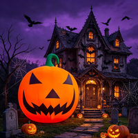 Décoration de fête gonflable de forme citrouille, nouveau design, citrouille gonflable de dessin animé pour les activités d'Halloween