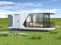 Maison conteneur intelligente et premium, résistante au vent, pour la vie mobile et les applications hôtelières