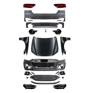 Kit de carrosserie automobile pour <span class=keywords><strong>Audi</strong></span> A5 2008-2011 Mise à niveau vers RS5 <span class=keywords><strong>2021</strong></span> Pare-chocs avant et arrière Assy Jupes latérales Grille de diffuseur arrière - Product Image 1