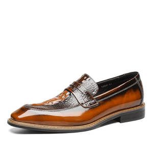 Chaussures décontractées de bureau en cuir véritable faites à la main, de haute qualité, élégantes, imperméables, à enfiler, à tige haute - Product Image 2