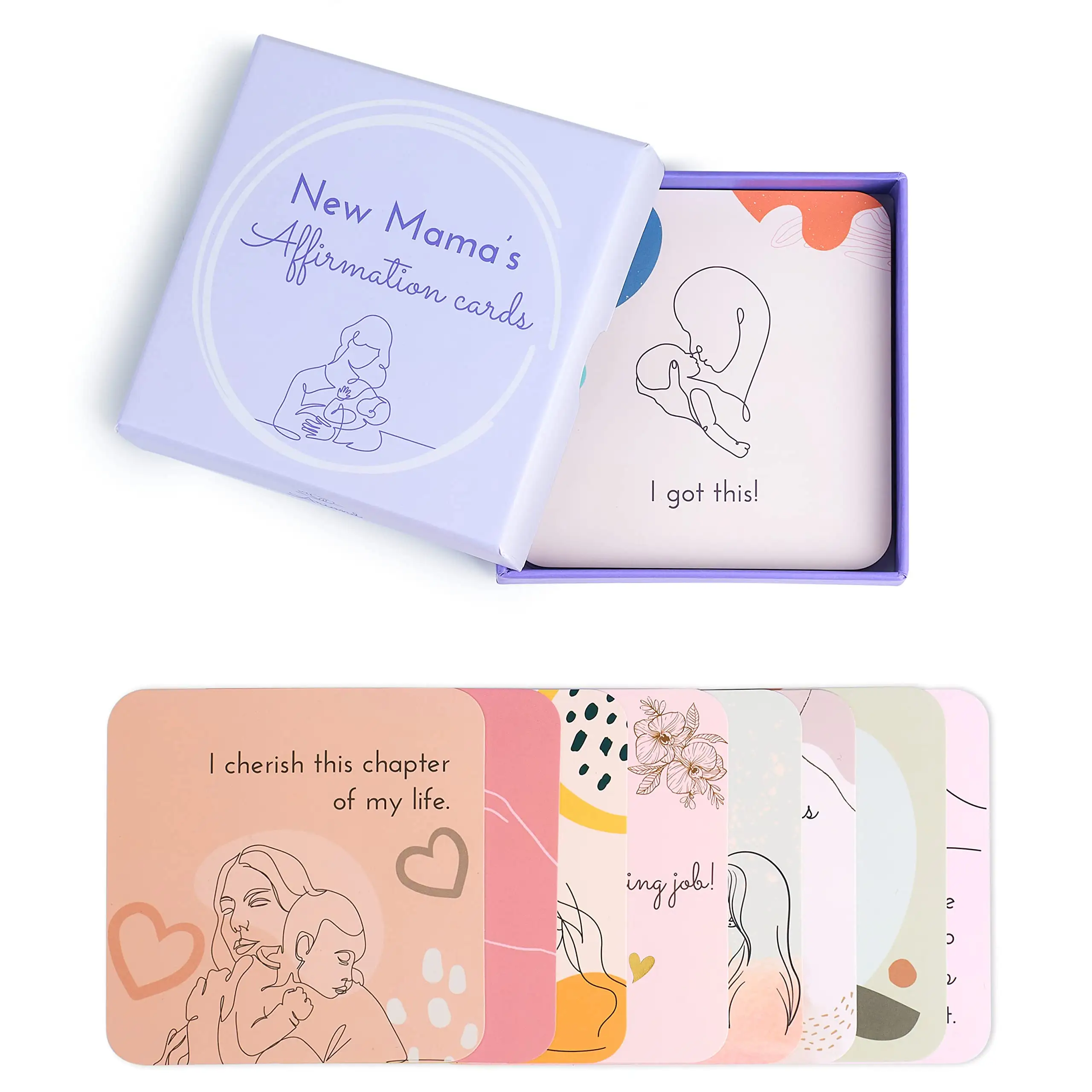 Great Pregnancy Gift Practice Pregnancy Meditation Card Birth and Labour Affirmation Cards for New Moms