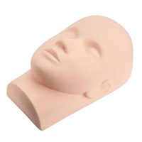 BL Hot Style Haute Qualité Pratique Mannequin Têtes De Cils En Gros Silicone Extension De Cils Formation Mannequin Tête De Poupée