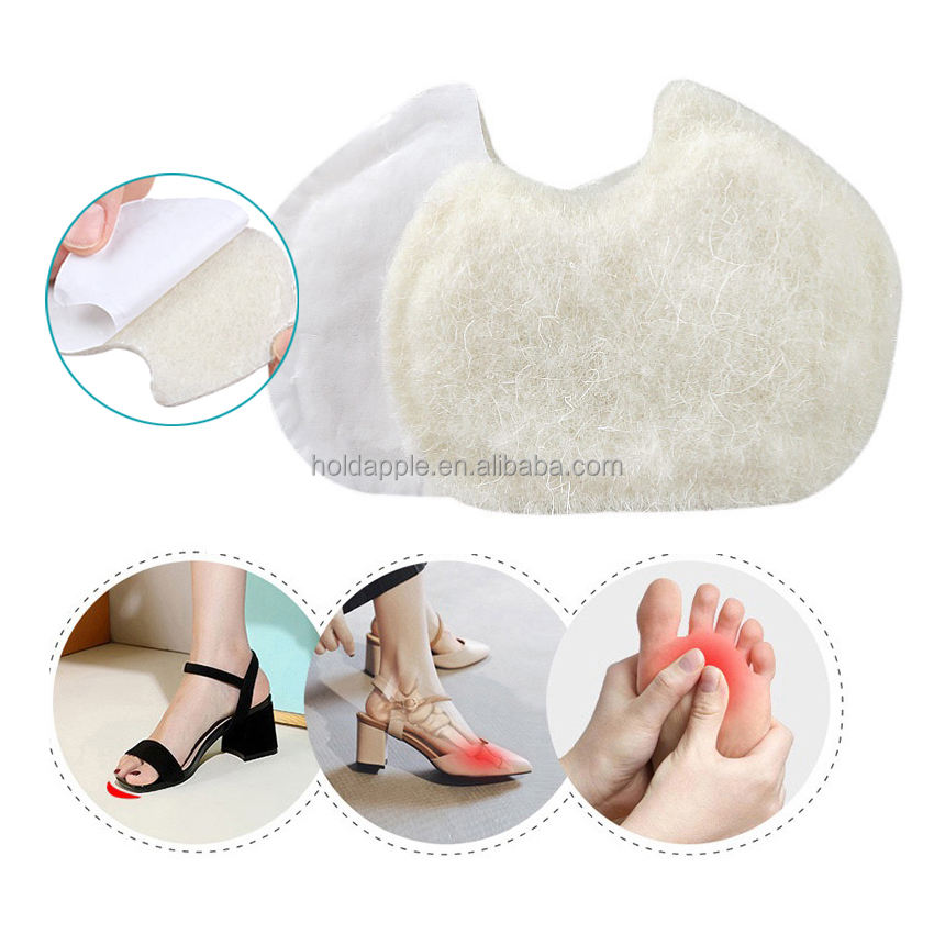 Almohadillas de pie para bailarina, Sesamoiditis, Bola de pies, fieltro,  almohadilla para antepié, cojín autoadhesivo para pies, baile, alivio del 