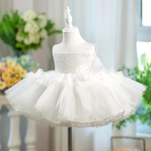 <span class=keywords><strong>Vestido</strong></span> de Tul <span class=keywords><strong>Blanco</strong></span> para Niña de las Flores para Boda, Apliques de Lujo, Estilo Princesa, Largo hasta el Suelo, <span class=keywords><strong>Vestido</strong></span> de Primera Comunión - Product Image 6