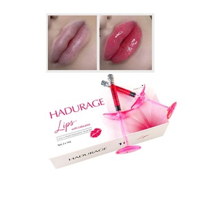 Hadurage Lip Filler 2*1ml with Vitamin B12 - <strong>Injectable</strong> Hyaluronic Acid for Anti Wrinkle Lip Care Private Label Lip Injection - Product Image 1